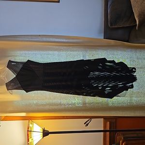 Black Formal High Low Dress